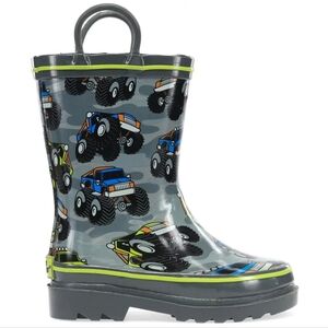 Western Chief Monster Truck Rain Boot Kids Size 5/6